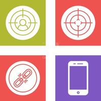 Goal and Target Icon vector