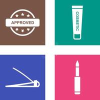 Approved and Creem Icon vector