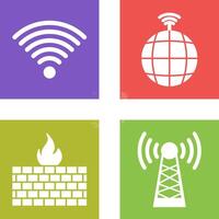 Signal on User and global Signals Icon vector