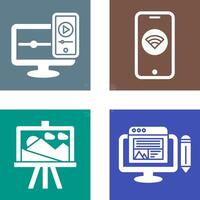 WIFI and Responsive Icon vector