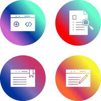 clean code and case study Icon vector