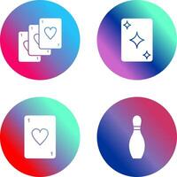 Deck of Card and Card Icon vector