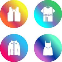 Swimming Vest and Accessory Icon vector