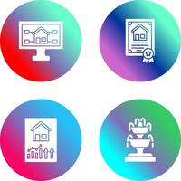 Attribute and Certificate Icon vector