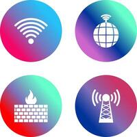 Signal on User and global Signals Icon vector