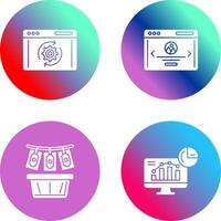 Recovery and Web Page Icon vector