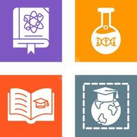 Science and Dna Icon vector