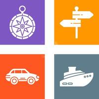 Compass and Direction Icon vector