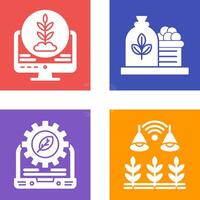 Plant and Harvest Icon vector