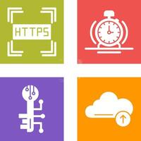 https y alarma icono vector