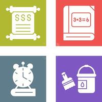 History and Math Icon vector