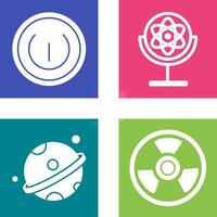 Gyroscope and Power Icon vector