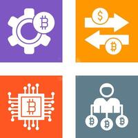 Setting and Money Exchange Icon vector