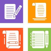 checklist and document Icon vector