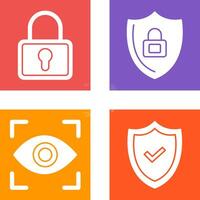 Lock and Privacy Icon vector