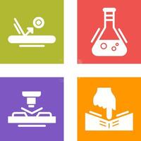 Bounce and Flask Icon vector