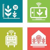 Growth and Device Icon vector