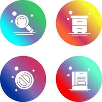 Search and Table Icon vector