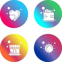 Heart and Wallet Icon vector