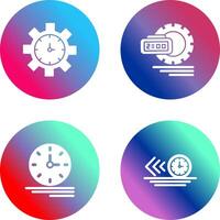 Time Management and Time Management Icon vector