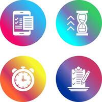 Check List and Quick Response Icon vector