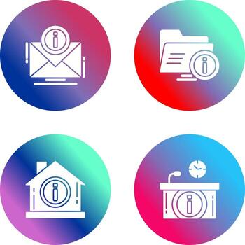 e mail and folder Icon vector
