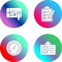 Pathfinder and Checklist Icon vector