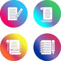 checklist and document Icon vector