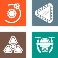 orbit and porthole Icon vector