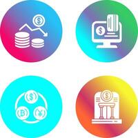 Money Loss and Online Payment Icon vector