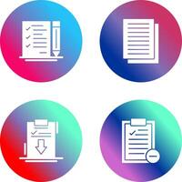 Agreement and Document Icon vector