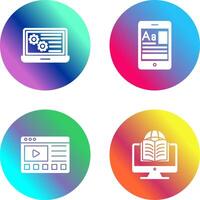 Workshop and Education App Icon vector