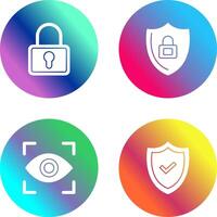 Lock and Privacy Icon vector