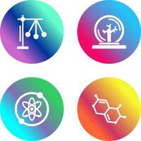 Pendulum and Plasma Ball Icon vector