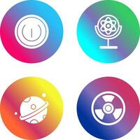 Gyroscope and Power Icon vector