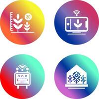 Growth and Device Icon vector