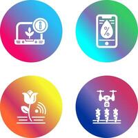 Information and Water Icon vector