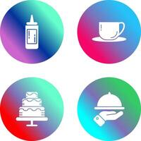 Sauce and Tea Icon vector