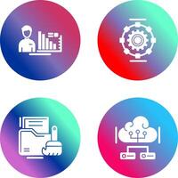 Consulting and Automated Icon vector