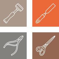 Sledgehmmer and Chisel Icon vector