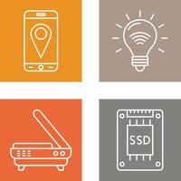 Gps and Smart Energy Icon vector