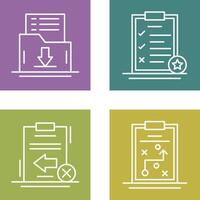 Save List and Task List Icon vector