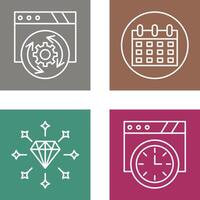 Update and Calendar Icon vector