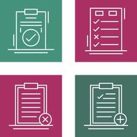 Today to Done Check List and Checkmark Icon vector