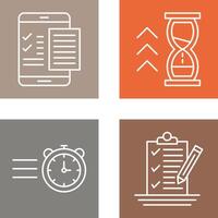 Check List and Quick Response Icon vector