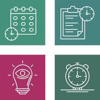 Deadline and Task Management Icon vector