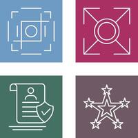 crop and expand Icon vector