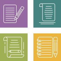 checklist and document Icon vector