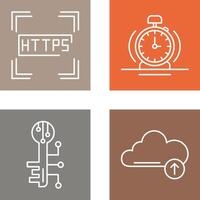 https y alarma icono vector