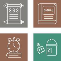 History and Math Icon vector